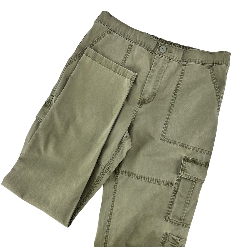 Weekend Academy‎ Cargo Pant Boys XXL 18 Green Stretch Straight Fit Gorpcore